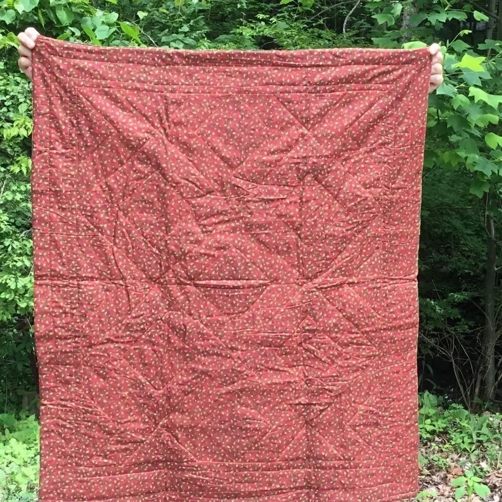 NWT Hand Crafted Aboriginal Prints Quilt Yellow